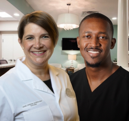 Doctor Carole Emanuel smiling